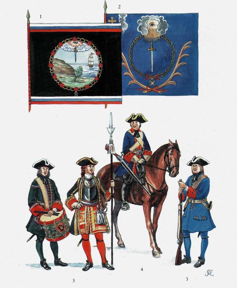 Знамя лейб-гвардии Преображенского полка 1700 года